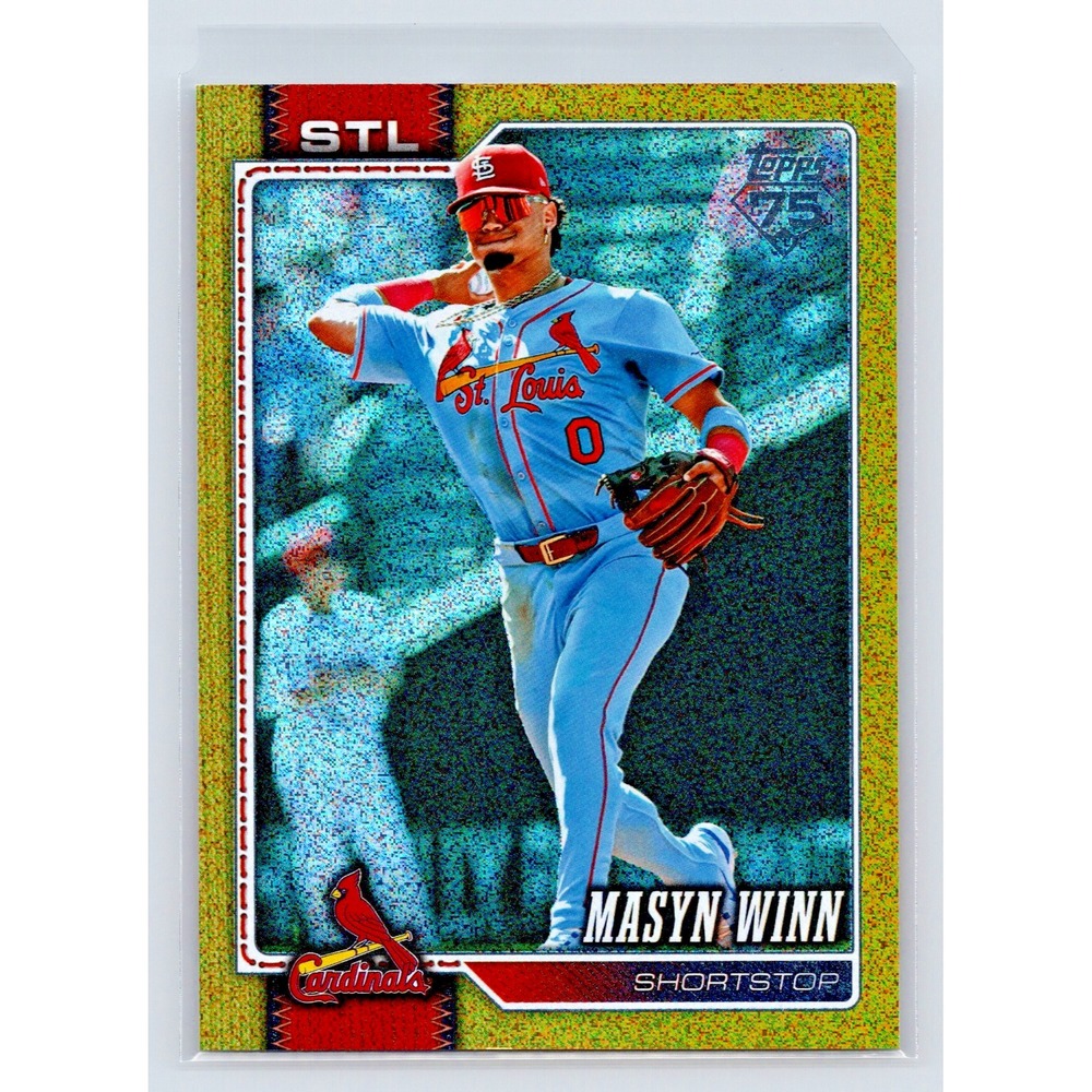 2026 Topps Gold Sandglitter #526 Masyn Winn 36/50 St. Louis Cardinals Baseball